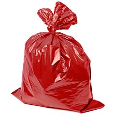 SACO LIXO 40 LT VERMELHO REFORÇADO RC