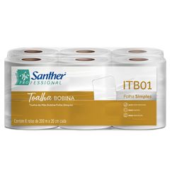 TOALHA PAPEL INOVATTA FS BOB 6X200 ITB01 SANTHER